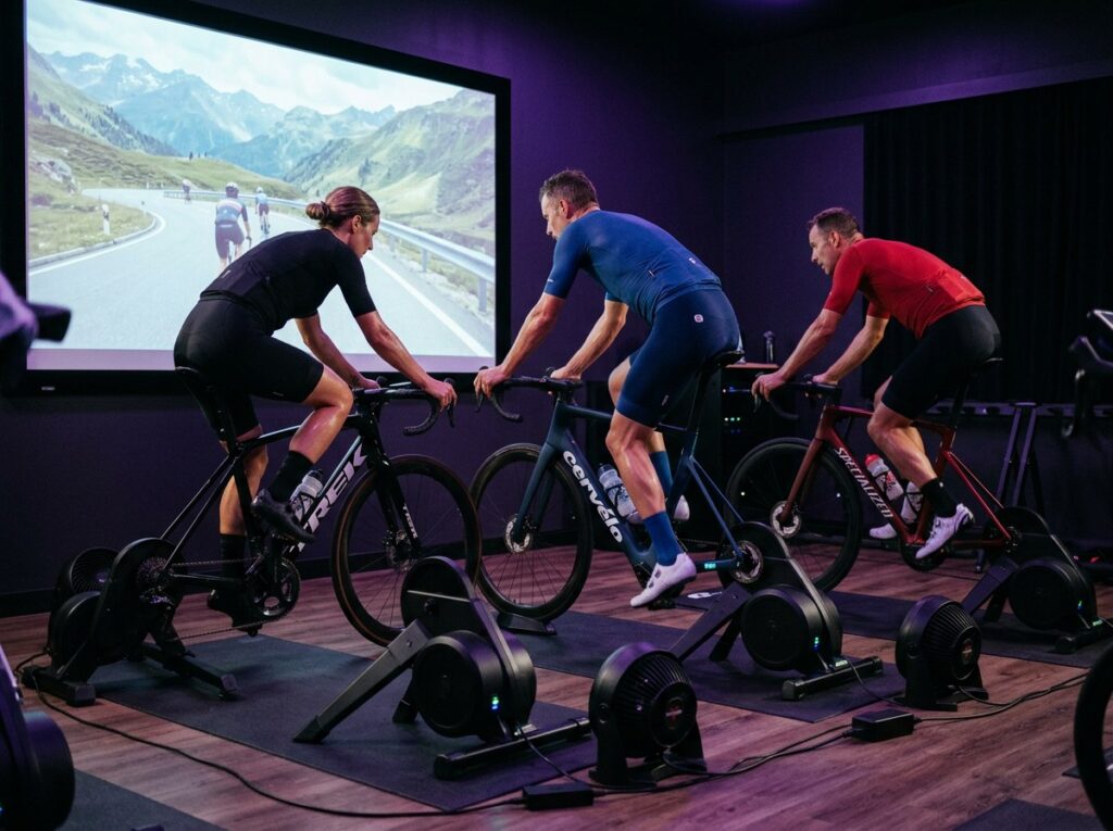 Cycling indoor con rodillo inteligente en Quito